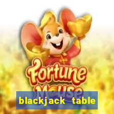 blackjack table game play