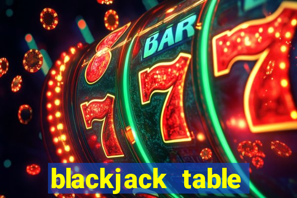 blackjack table game play