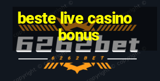 beste live casino bonus