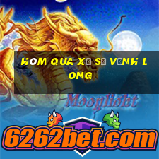 hôm qua xổ số vĩnh long