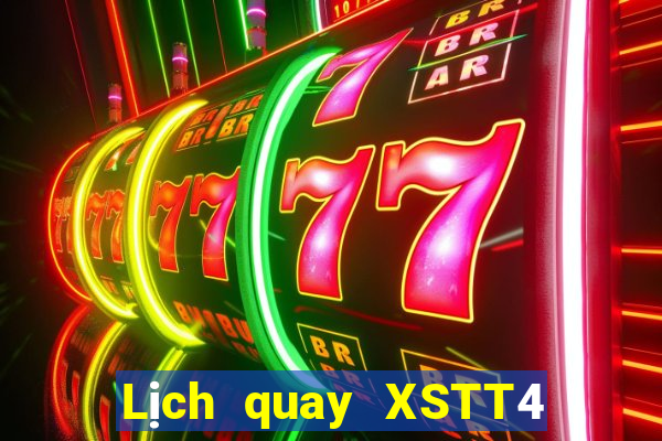 Lịch quay XSTT4 ngày 10