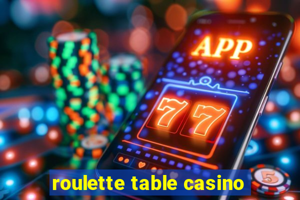 roulette table casino