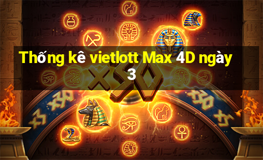 Thống kê vietlott Max 4D ngày 3