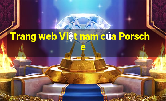 Trang web Việt nam của Porsche