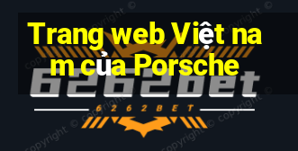 Trang web Việt nam của Porsche