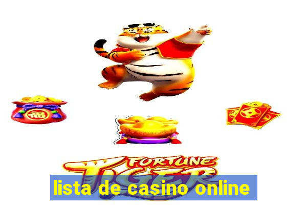 lista de casino online