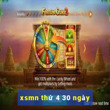 xsmn thứ 4 30 ngày