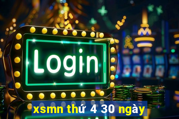 xsmn thứ 4 30 ngày