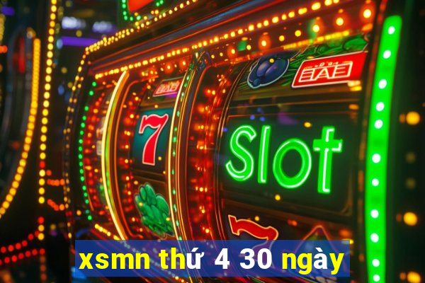 xsmn thứ 4 30 ngày